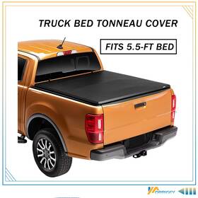 R167pa982s30 Orrigey 5.5feet Soft Bed Vinyl Tri-fold Tonneau Cover For 07-21 Toyota Tundra