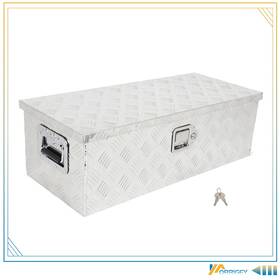 R176pa752s19 Orrigey 30 Inch Aluminum Trailer Tool Box Utility Silver For Pick Up Truck Rv