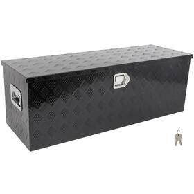 R183pa163s79 Orrigey 44 Inch X 15 X15 Aluminum Tool Box Truck Bed Trailer Rv Toolbox For With 2x Chain