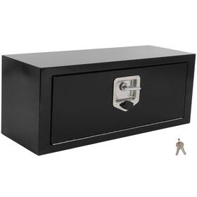 R183pa203s01 Orrigey 27.75 Inch X10.5 X10 Aluminum Tool Box Truck Bed Trailer Rv Toolbox 2xchain 1xlock