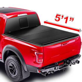 Uni-ht0102 Osobak 5ft1 Inch Hard Tri-fold Tonneau Cover For 2006-2008 Isuzu 1350 1370 Truck Bed