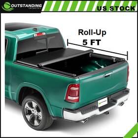 Ou11261586166631parts Outstanding-carparts Tonneau Cover Truck Bed 5ft For 2004-2014 Chevy Colorado Gmc Canyon Roll-up