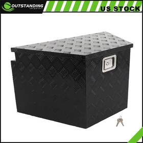 Ou11264518176753parts Outstanding-carparts Pickup Truck Underbody Bed Tool Box Trailer Aluminum Storage 33 Inch X 19 18