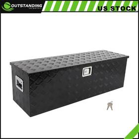Ou11264523176759parts Outstanding-carparts 48 Inch X15 X-large Aluminum Trailer Pickup Truck Bed Tool Storage Box Lock