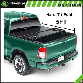 Ou11265255109672parts Outstanding-carparts Tonneau Cover Truck Bed 5 Ft For Nissan Frontier 2005-2025 Hard Tri-fold