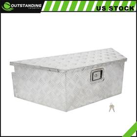 Ou11802965176758parts Outstanding-carparts 39 Inch X16.5 X12 Aluminum Trailer Pickup Truck Tongue Tool Box Bed Underbody Storage