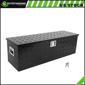 Ou11802966176759parts Outstanding-carparts 48 Inch X15 X-large Aluminum Trailer Pickup Truck Bed Tool Storage Box Lock