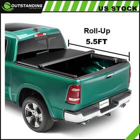 Ou11808349162321parts Outstanding-carparts 5.5ft Tonneau Cover Truck Bed For 2004 2005 2006 2007 2008 Ford F-150 Roll Up