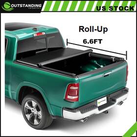 Ou11809353160950parts Outstanding-carparts For 2014-2019 Chevy Silverado / Gmc Sierra 6.6 Ft Bed Soft Roll-up Tonneau Cover