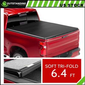 Ou152312parts Outstanding-carparts Tonneau Cover 6.4ft Soft Tri-fol For 2009-18 Ram 2019-23 Heavy Duty 2019 Classic