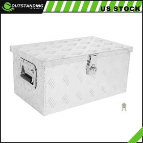 Ou183160parts Outstanding-carparts Aluminum Storage Tool Box With 1x Lift Air Rod For Truck Home Garage 20 Inch X12 X9.5