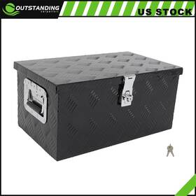 Ou183161parts Outstanding-carparts Aluminum Storage Tool Box With 1x Lift Air Rod 20 Inch X12 X9.5 For Truck Home Garage