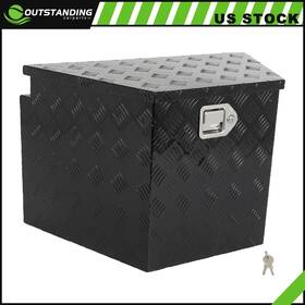 Ou183182parts Outstanding-carparts Aluminum 29 Inch X 17 X18 Storage Tool Box With 1x Chain Fits Truck Garage Home Office