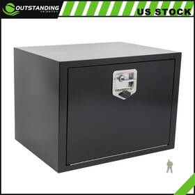 Ou183192parts Outstanding-carparts Storage Tool Box With 2x Chain For Truck Garage Auto Repairing Works 24 Inch X18