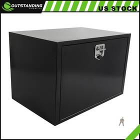 Ou183199parts Outstanding-carparts 36 Inch X24 X1.2 Storage Tool Box With 2x Chain 1x Lock Fits Truck Garage Home