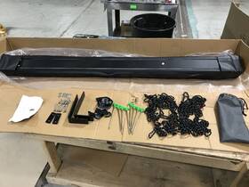 19689909 Overland Vehicle Systems Nomadic 270lte Gray Passenger Side Awning