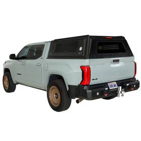 Overland Vehicle Systems 70200007 Ovs Pro Plus Truck Cap With Full Wing Window Doors For 19-26 Ram 1500