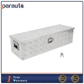 Pa17690ra756s Parautostore 39 Inch X13 X10 Black Aluminum Pickup Truck Trunk Bed Tool Box Trailer Storage