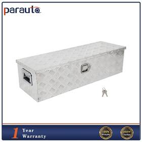 Parautostore Pa17699ra756m 39 Inch X13 X10 Black Aluminum Pickup Truck Trunk Bed Tool Box Trailer Storage