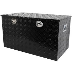 Pa18354ra166e Parautostore 44 Inch X24 Aluminum Tool Box Truck Bed Trailer Rv Toolbox With 2x Lift Air Rod