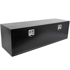 Pa18375ra202u Parautostore 60 Inch X18 Black Aluminum Truck Bed Tool Box Underbody Trailer Storage With Lock