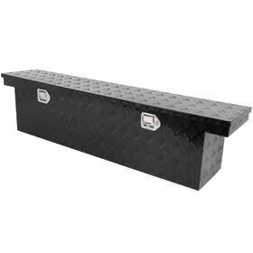 Pa18383ra184u Parautostore 60 Inch Aluminum Tool Box Truck Bed Trailer Rv Toolbox With 2x Lift Air Rod Lock