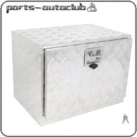 Pac183171part Parts-autoclub Aluminum Storage Tool Box With 2x Chain 24 Inch X 17 X18 For Truck Garage Home Office