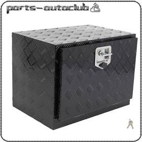 Pac183172part Parts-autoclub Aluminum Storage Tool Box With 2x Chain 24 Inch X 17 X18 For Truck Garage Home Office