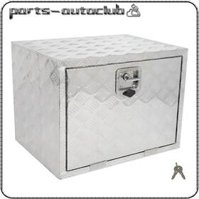 Pac183175part Parts-autoclub Aluminum Storage Tool Box 24 Inch X18 With 2x Chain For Truck Garage Home Office