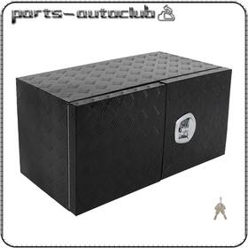 Pac183204part Parts-autoclub 36 Inch X18 Aluminum Storage Tool Box 2x Chain And Lock For Truck Rv Garage Pickup