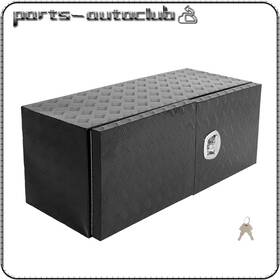 Pac183206part Parts-autoclub 48 Inch X18 Aluminum Storage Tool Box With 2x Chain And Dovetail Lock For Garage Rv