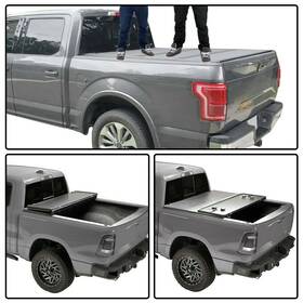 Pmt16665577m Partsmarket2018 For 2016-2022 Toyota Tacoma 5ft Truck Bed Tonneau Cover Lock Tri-fold Solid Hard
