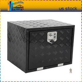 Ps18335ma176te Partsmarket2018 Aluminum 24 Inch X 18 X18 Storage Tool Box With 2x Chain Fits Truck Garage Home Office