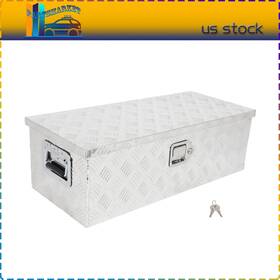 Ps17611ma752et Partsmarkets New 30 Inch Aluminum Trailer Tool Box Utility Silver For Pick Up Truck Rv