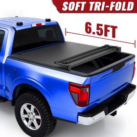 S4f1501525-65pz Perfit Zone 6.5ft 4-fold Tonneau Cover Truck Bed For 2015-2025 Ford F150 F-150 Waterproof