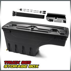 Pit66 749355963331 Truck Bed Storage Tool Box Left Fit For 2007-19 Chevy Silverado Gmc Sierra 1500