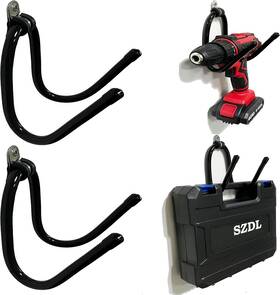 Pmsanzay 793101209891 Power Tool Organizer 2 Pack Heavy Duty Drill Holder Wall Mount