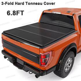 Tsh005 Popstore 6.8ft Hard Truck Bed Tonneau Cover For 2017-2019 Ford F250 F350 Super Duty