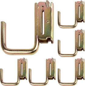 Usau97-48-331 Porohom 6 Pack E-track Steel J-hooks Tie-down Accessories With Spring
