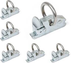 45350-6 Powertye E-track O-ring Fittings - Regular 6-pack