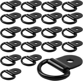 240476 Pretwad Tie Down Anchors 20pcs Heavy Duty Stainless Steel D Ring Trailer 0.79 Inches