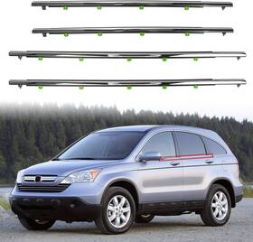 Au-dc0219 Psler 4pcs Window Weatherstrip Seal Fit For Cr-v Crv 2007 2008 2009 2010