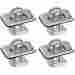Pu-tie-down-4 Discount Ramps 4-pack Pickup Truck Bed Stake Pocket Cargo Tie-down Anchor Loop 847821003229