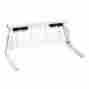 Pucp7540wa B W Trailer Hitches White Headache Rack 843233000344