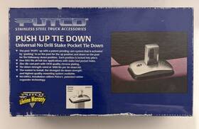 Putco 010536999013 99901 Push Up-tie Down Chrome Plated Brand New In Box Nib Truck Tie 2 Pcs