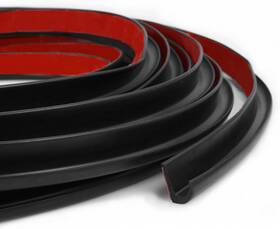 Jt-015 Qagea Rv J-shape Rain Gutter Rubber Drip Rail 40ft 1/2 Inch Trim Molding Black