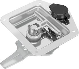 R821518 Racingcarpartshome 1pc Stainless Steel Truck Tool Box Replacement T-handle Latch With Key Trailer Lock