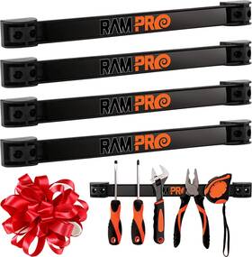 2365 Rampro 12 Inch Magnetic Tool Holder Strip - A Magnet Bar For Black Grey Orange