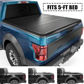 R16610ed655hare Redhare Tonneau Cover Truck Bed 5ft For Toyota Tacoma Hard Tri-fold 2016-2022