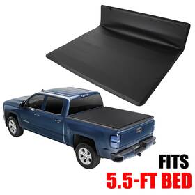 R16710ed984hare Redhare Tonneau Cover Soft Quad-fold Bed 5.5ft For Toyota Tundra 66in Truck 2014-21